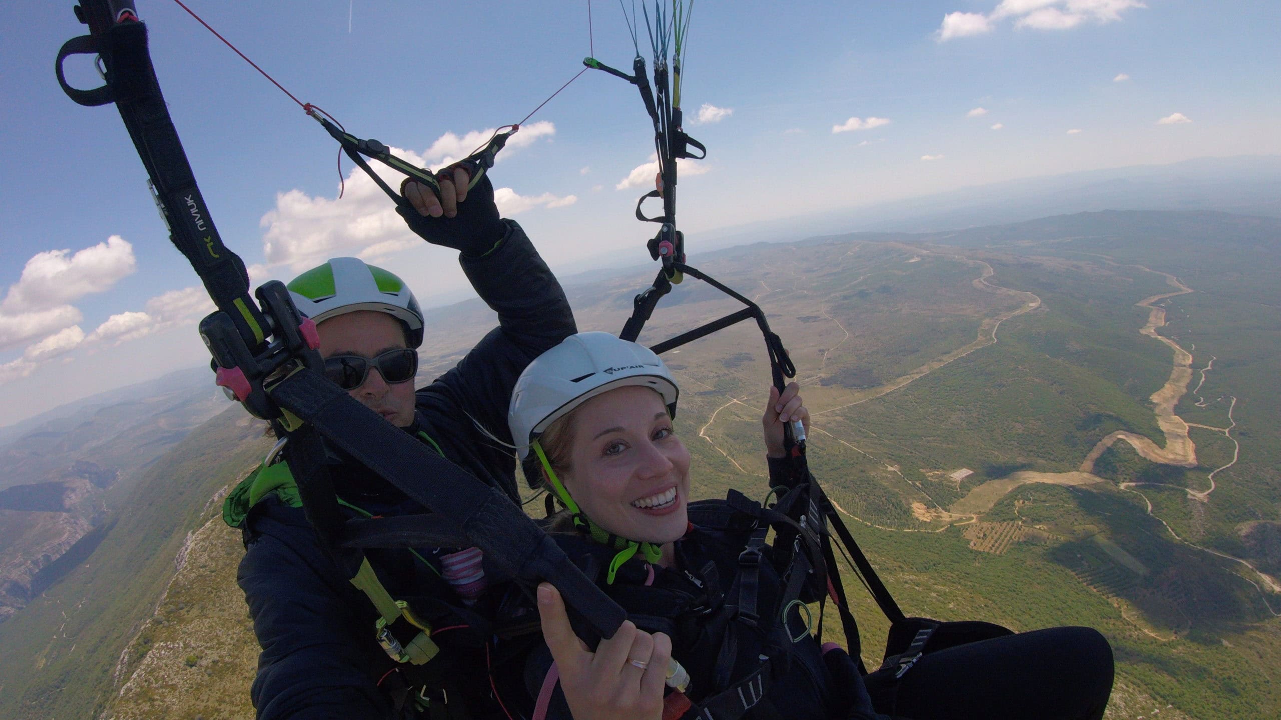 Vol en parapente biplace découverte au-dessus de la vallée de la Bléone